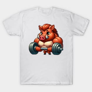 Cute Muscular Boar T-Shirt
